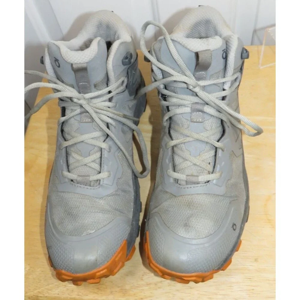 Oboz Katabatic Mid B-DRY Hazy Grey Waterproof Trail Boots Men's Size 8.5